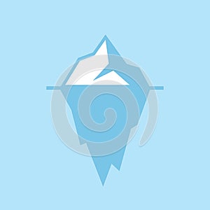 Iceberg vector icon