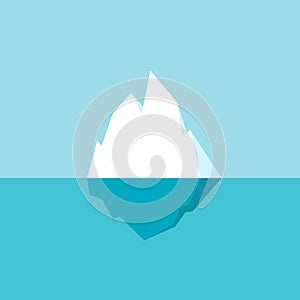 Iceberg vector icon