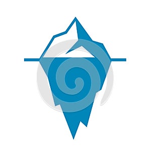 Iceberg vector icon photo