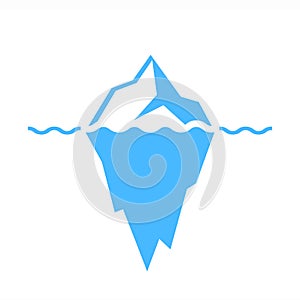 Iceberg vector icon photo