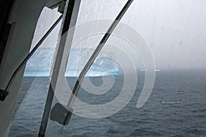 Iceberg, view from cruise ship, Antarctica