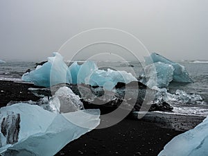 Icebergs on Atlantic coasts