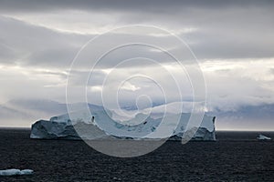 Icebergs in Disko Bay, Arctic, Greenland, Denmark photo