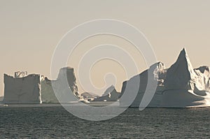Icebergs Fjord - Scoresby Sound - Greenland photo