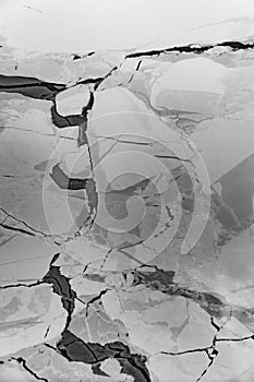 icebergs floating at the arktic polar ocean