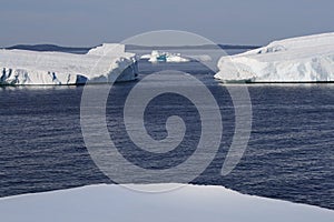 Icebergs Formation at Goose Cove