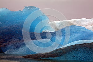 Icebergs from Glacier, Alaska