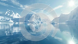 Icebergs and Glaciers