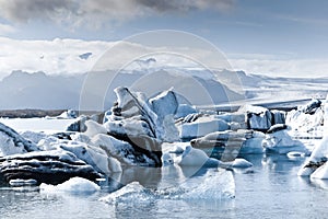 Icebergs in Iceland