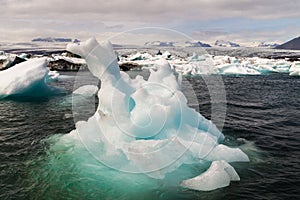 Icebergs of Joekulsarlon Bay photo