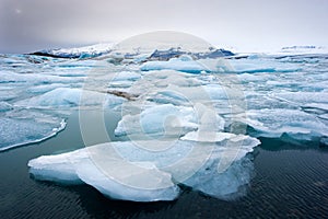 Icebergs in Jokulsarlon