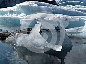 Icebergs in Jokulsarlon, Iceland