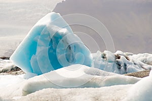 Icebergs of JÃ¶kulsarlon Bay