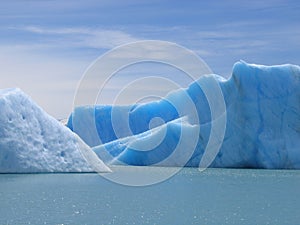 Icebergs in Lago Argentino Tierra del Fuego photo