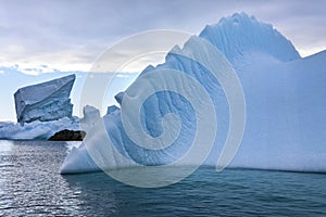 Icebergs - Melchior Islands - Antarctica photo