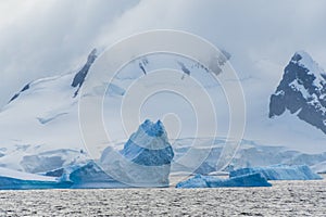 Icebergs near Graham passage