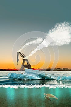 Icebergs in Paris