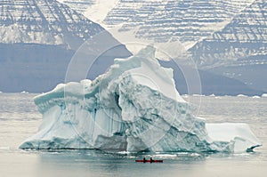 Icebergs - Scoresby Sound - Greenland photo
