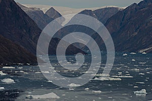 Icebergs - Scoresbysund Fjord - Greenland