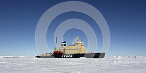 Icebreaker on Antarctica