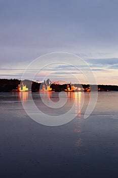 The icebreakers at the ore quay in LuleÃÂ¥ photo