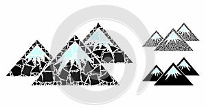 Icecap mountains Composition Icon of Abrupt Items
