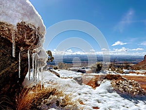 Icecles - Island in the Sky - Canyonlands National Park - Moab - Utah