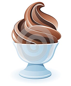 Icecream in a bowl photo