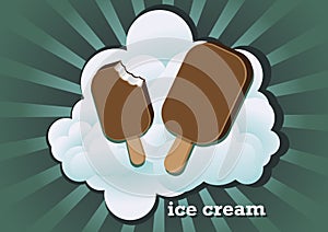 Icecream on cloud