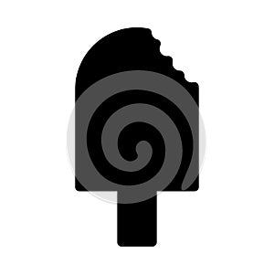 Icecream vector glyph flat con