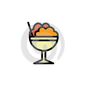 Icecream. Vector illustration decorative design