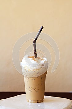 Iced blended frappucino