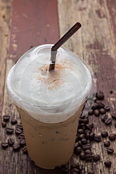 Iced blended frappucino