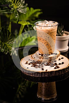 iced cappuccino coffee