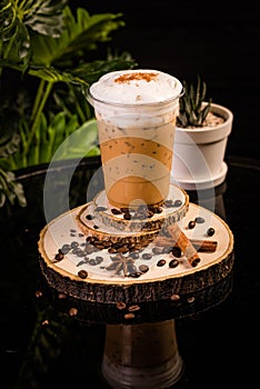 iced cappuccino coffee