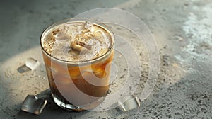 The Iced Coffee Glass.AI generated image
