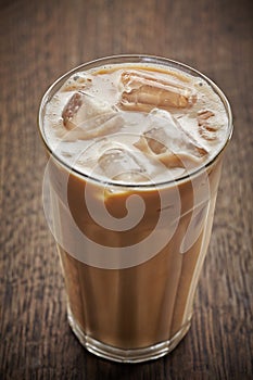 Iced coffee with milk