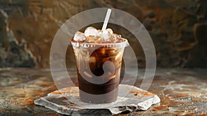 The Iced Coffee Drink.AI generated image