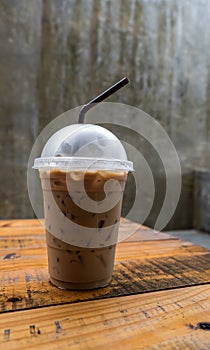 Iced coffee take-home cup