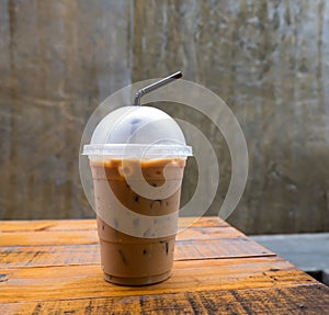 Iced coffee take-home cup