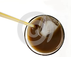 Iced Coffee Top View