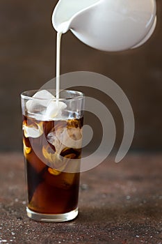 Iced cold brew coffee