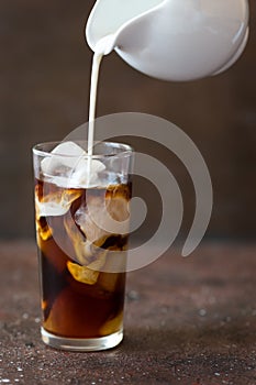 Iced cold brew coffee