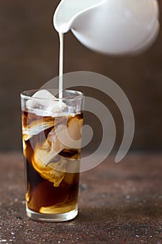 Iced cold brew coffee