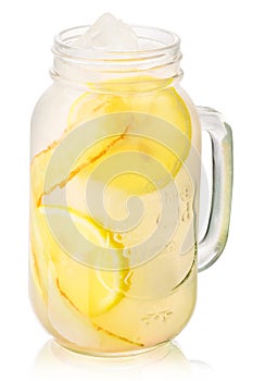 Ginger lemonade jar, paths photo