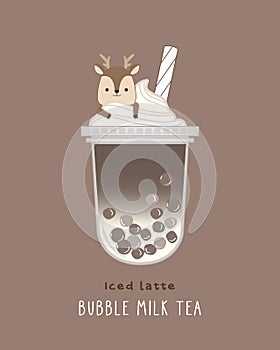 Iced Latte Bubble Milk