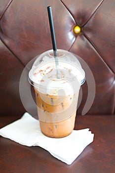 Iced mocha coffee