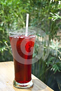 Iced roselle juice