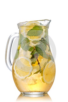 Iced tea in a jug