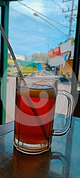 Iced tea is a sought after drink during summer photo